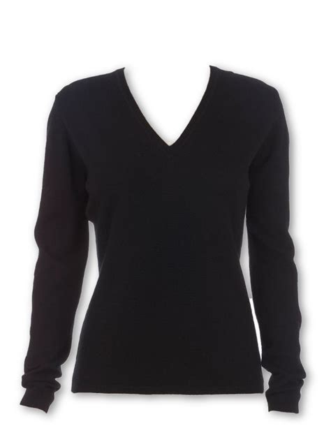 black ladies  neck sweater  cashmere   scotland