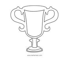 trophy outline clipart   cliparts  images  clipground