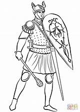 Medievales Guerreros Medieval Caballeros Supercoloring Soldier Cruzado sketch template