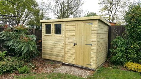 heavy duty wooden pent sheds   measure sheds direct