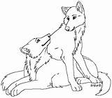 Wolf Lineart Anime Drawing Couple Deviantart Family Pages Wolves Couples Pack Coloring Firewolf Template Getdrawings sketch template