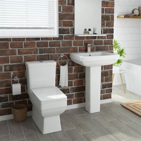 Kyoto Modern Square Toilet And Soft Close Seat Victorian Plumbing