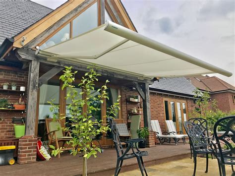 weinor patio awning fitted  wiltshire awningsouth