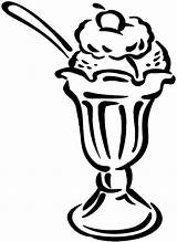 Ice Cream Sundae Coloring Pages Drawing Color Getcolorings Getdrawings Mickey Mouse Dish Clipartmag Popular Astounding sketch template