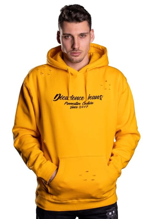 gold premium hoodie decadence