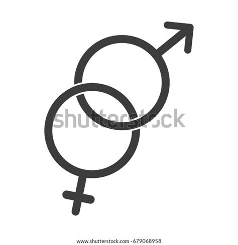 Male Female Sex Symbol Stock Vector Royalty Free 679068958 Shutterstock