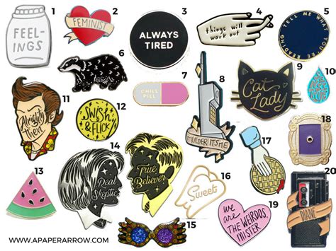 20 enamel pins you ll want right now a paper arrow