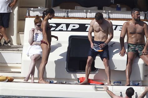 alicia vikander in a bikini out for the afternoon on a yacht with