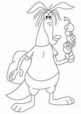 Aardvark Ant Coloring Talking Pages Colouring Bestcoloringpages Choose Board sketch template