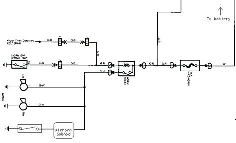 air horn circuit diagram   correct