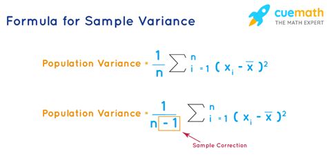 sample variance formula learn  sample variance formula cuemath