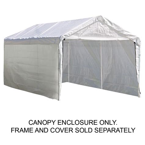 canopy enclosure kit   frame shelterlogic  instant garages camping world