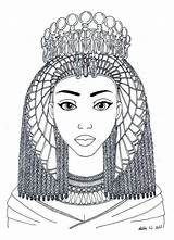 Cleopatre Egypte Thérapie épinglé Nathalie Monio Tiye Cleopatra Epingle Coloriages sketch template