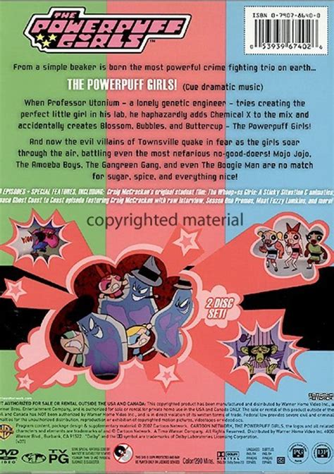 Powerpuff Girls The The Complete First Season Dvd 1998