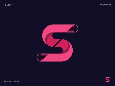 modern initial letter logo design concept unused  shihab logo