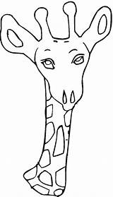 Giraffe Girafe Coloriages Coloriage sketch template