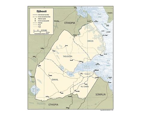Maps Of Djibouti Collection Of Maps Of Djibouti Africa Mapsland