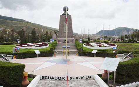 ecuador  proud   equator monument      wrong place