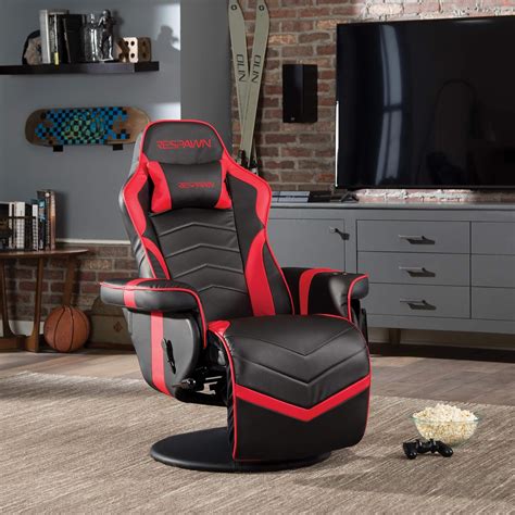 respawn  racing style gaming recliner reclining gaming chair  red