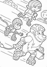 Coloring Roller Pages Skating Derby Sheets Skate Monkey sketch template