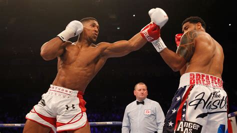 Anthony Joshua Retains Ibf Title With Knockout Victory Over Dominic