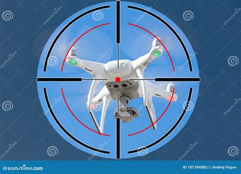 drone  shooting target stock image image  innovation