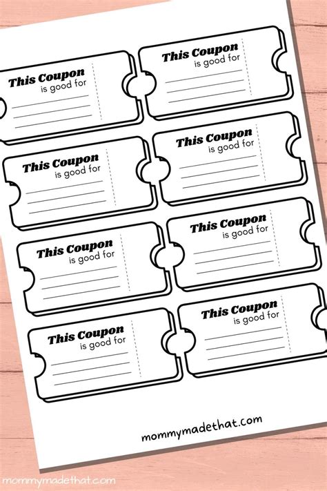lots  blank coupon templates  printables