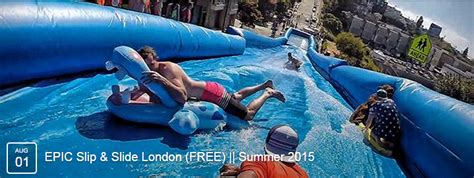 An Epic Free Slip And Slide Will Be Coming To London S