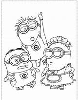 Coloring Pages Boy Minion Choose Board Minions Disney sketch template
