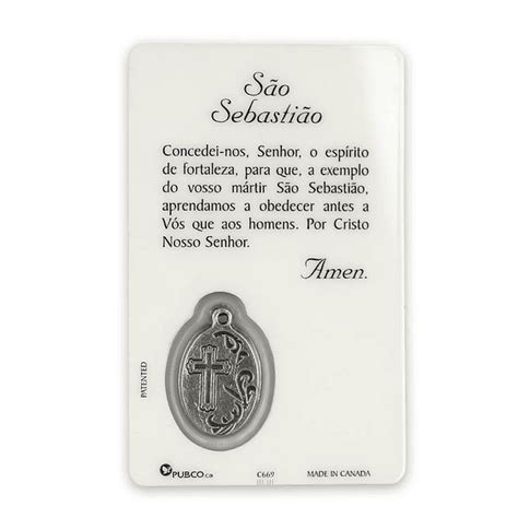 prayer card  saint sebastian
