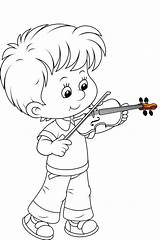Coloring Sarahtitus раскраски Violinist 2074 Boys из категории все Leerlo Titus Artykuł sketch template