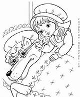 Caperucita Roja Colorear Storybook Fiverr Tablero sketch template