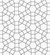 Coloring Tessellations Pages Colouring Blank Popular Template Color sketch template