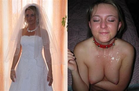 Brides Before And After Fucking Wedding Dress Blowjob