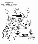 Coloring Pages Umizoomi Printable Team Kids Cool2bkids Birijus sketch template