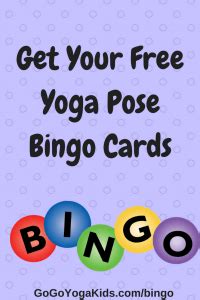 yoga pose bingo cards   yoga  kids