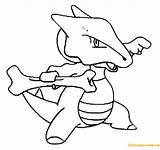 Pokemon Marowak Pages Coloring Online Drawings Color Mega Coloringpagesonly sketch template