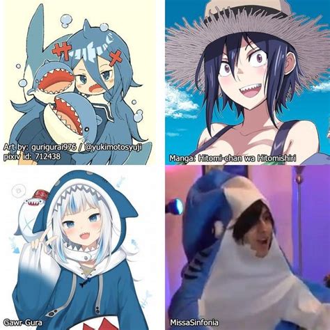 i love shark like girls goodanimemes anime memes otaku anime funny