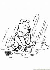 Pooh Winnie Coloring Disegni Rainy Ourson Bojanke Rain Crtež Plys Walt Sedam Dvadeset Colorare Bambini Gifgratis Prend Hijo Pouring sketch template