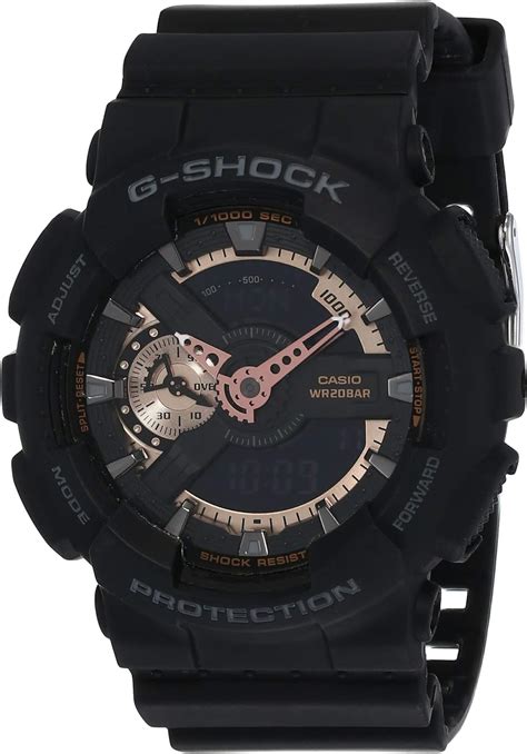 amazoncom casio shock mens crystal  color black clothing shoes jewelry