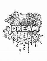 Dream Dreams Peace Happiness sketch template