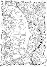 Herfst Volwassenen Kleurplaten Doodle Zentangle Kleurplaat Doodles sketch template