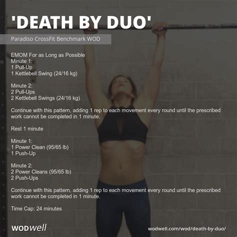 Death By Duo Workout Functional Fitness Wod Wodwell