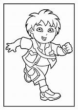 Coloring Diego Dora Pages Colouring Sheets Printable Easter sketch template