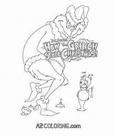 Grinch Stole Seuss Printouts Azcoloring sketch template