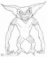 Coloring Gremlins Pages Bad Guy Getcolorings Printable Color Gizmo sketch template