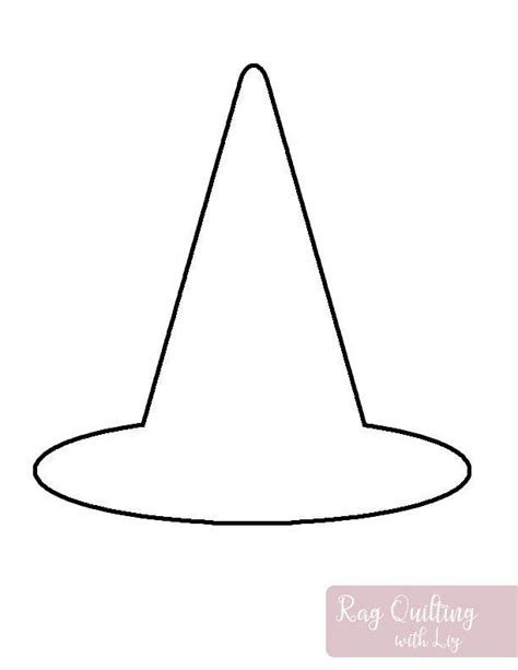 printable witch hat pattern