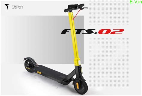 electric scooter fts launched  india  tronx motors promoting eco friendly travel