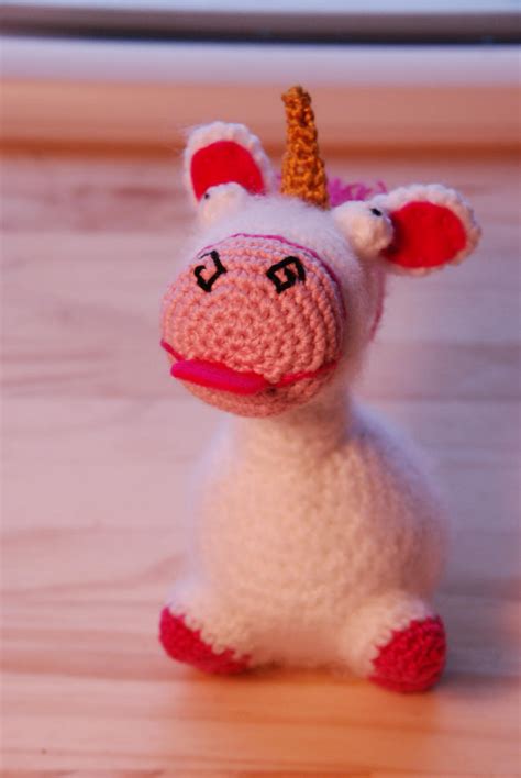 fluffy unicorn despicable   ahookamigurumi  deviantart