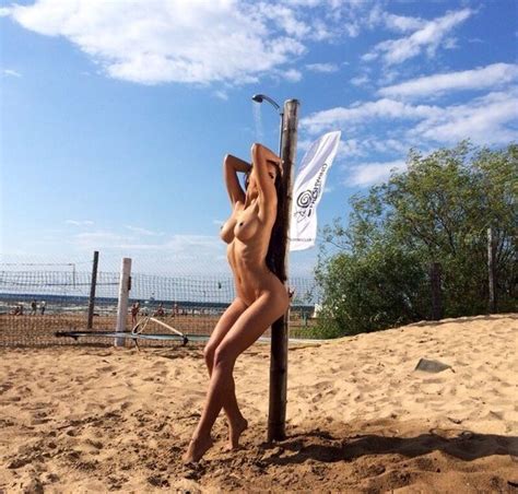 Viki Odintcova Naked At The Beach Georgepburdell